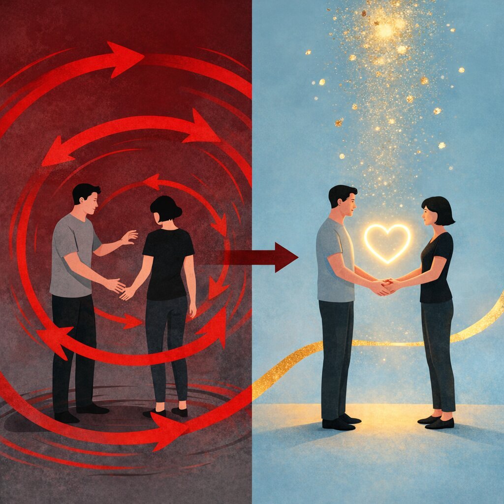 婚姻卡關？EFT三階段打破「追逃模式」惡性循環